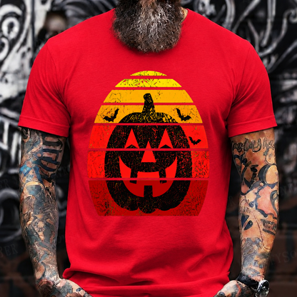 Vintage Sunset Jack O' Lantern T-Shirt