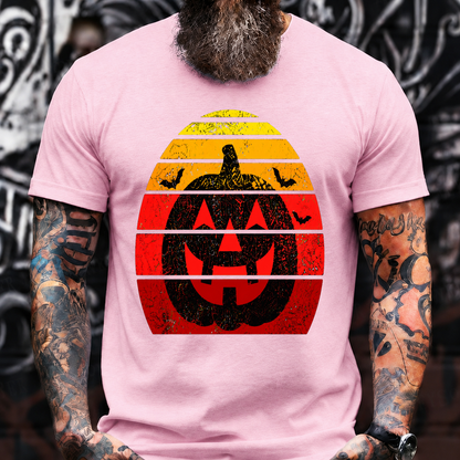 Vintage Sunset Jack O' Lantern T-Shirt