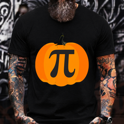 Funny π Halloween Pumpkin T-Shirt