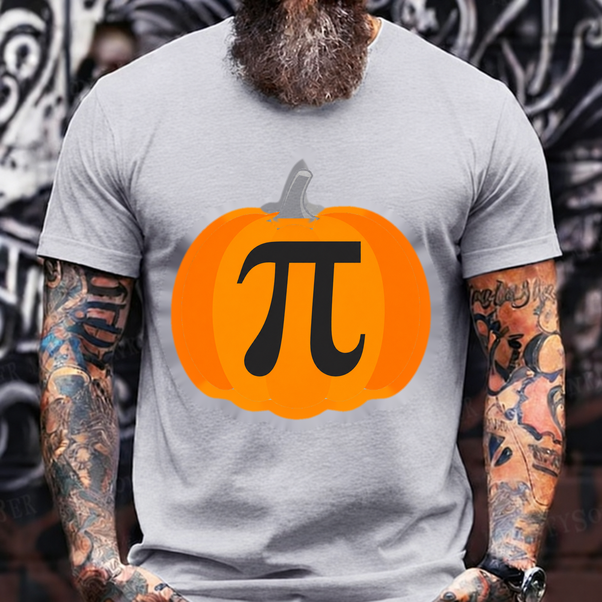 Funny π Halloween Pumpkin T-Shirt