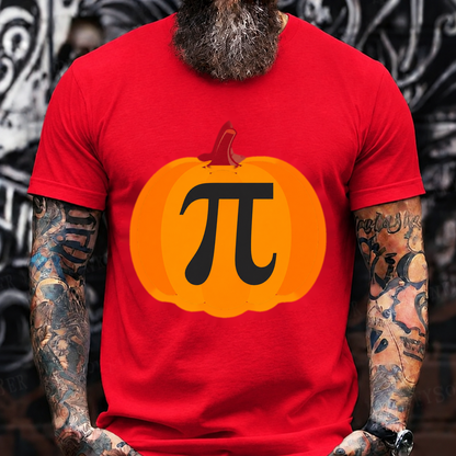 Funny π Halloween Pumpkin T-Shirt