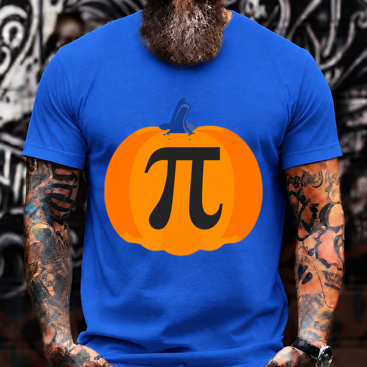 Funny π Halloween Pumpkin T-Shirt